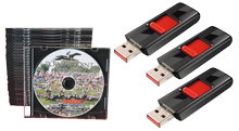 CD, DVD, USB Drive